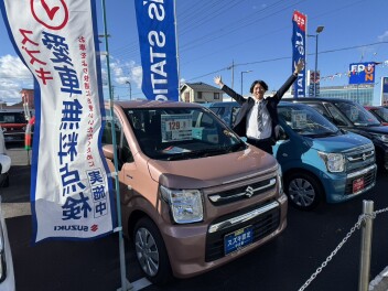 ☆今週の入荷情報☆　～ワゴンＲ ＨＹＢＲＩＤ　ＦＸ−Ｓ　４型　前後ブレーキサポート・ＡＣＣ～